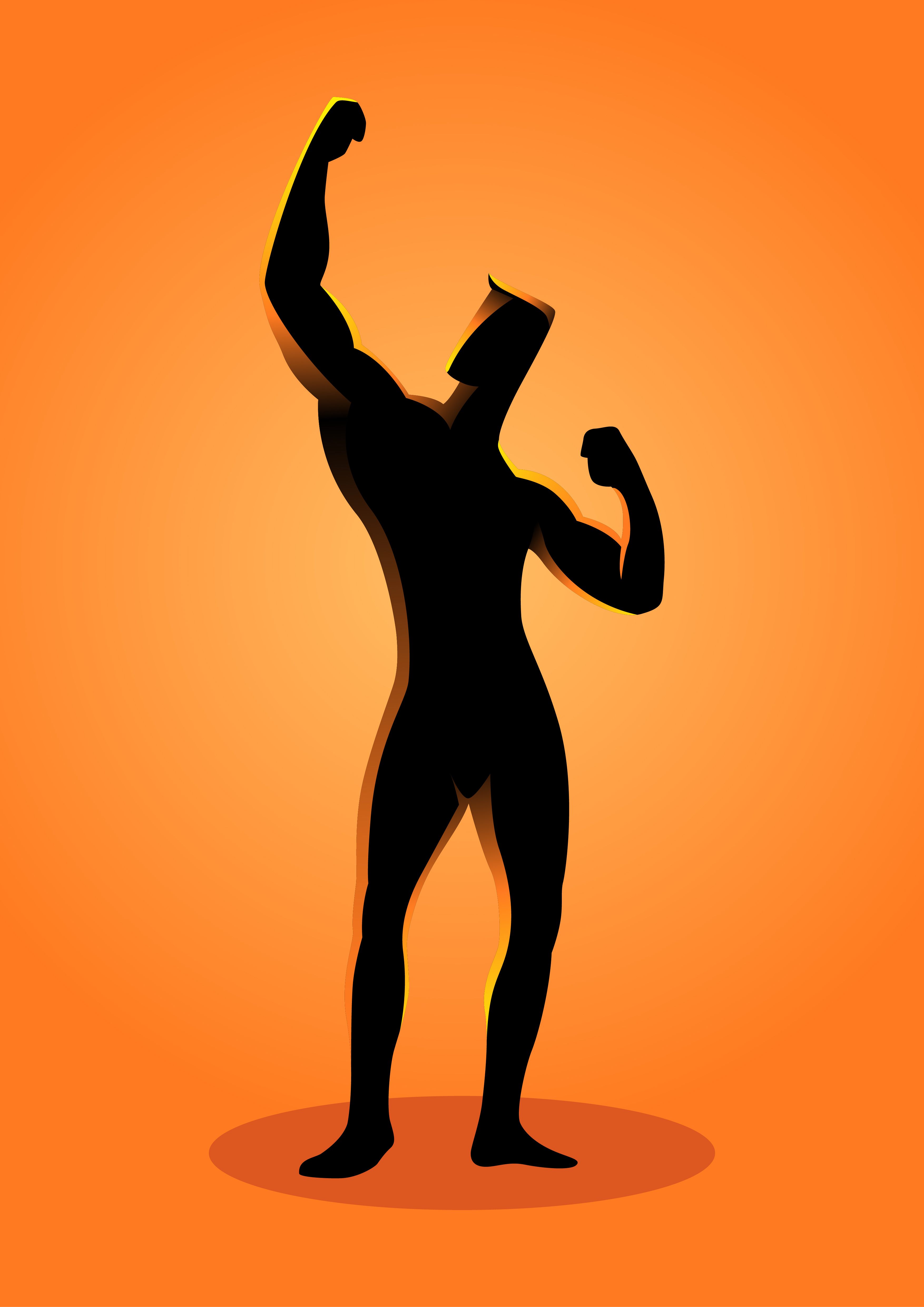 Featured image of post Silhueta Muscula o Vetor Frontal human vector silhouette of a generic human male