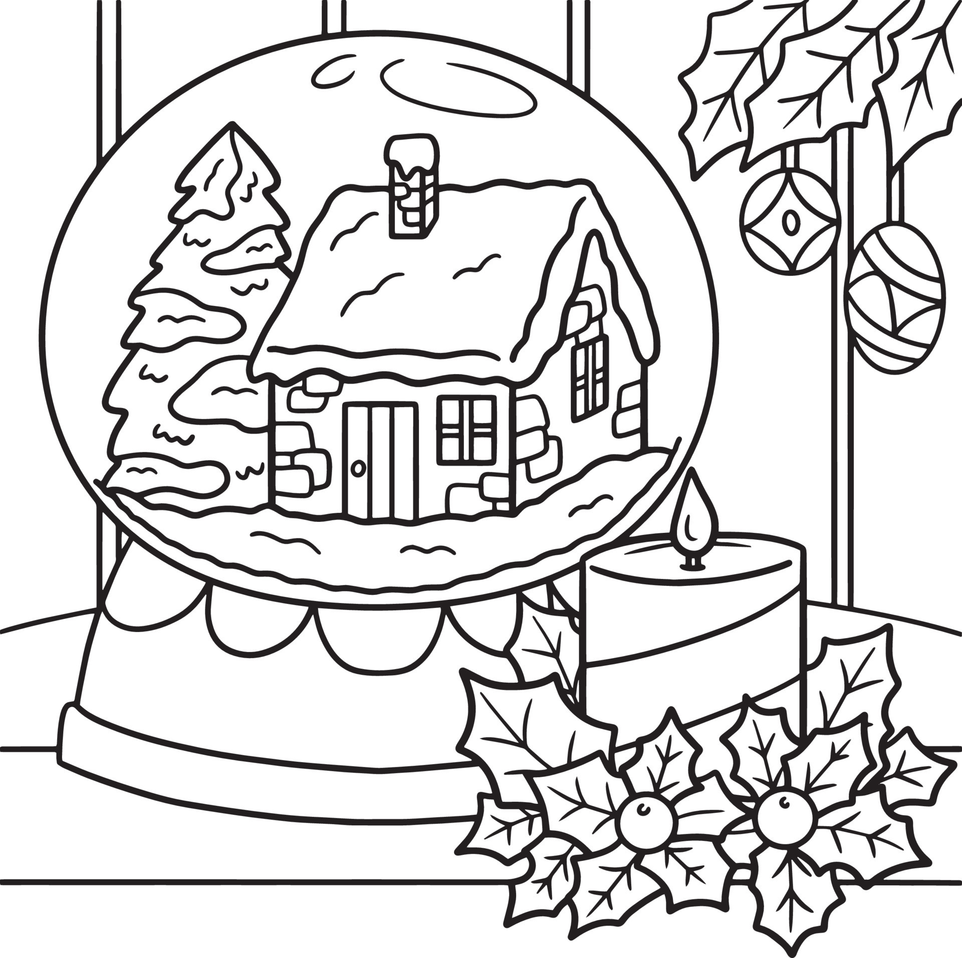 desenho de natal papai noel com saco para colorir 8823159 Vetor no Vecteezy