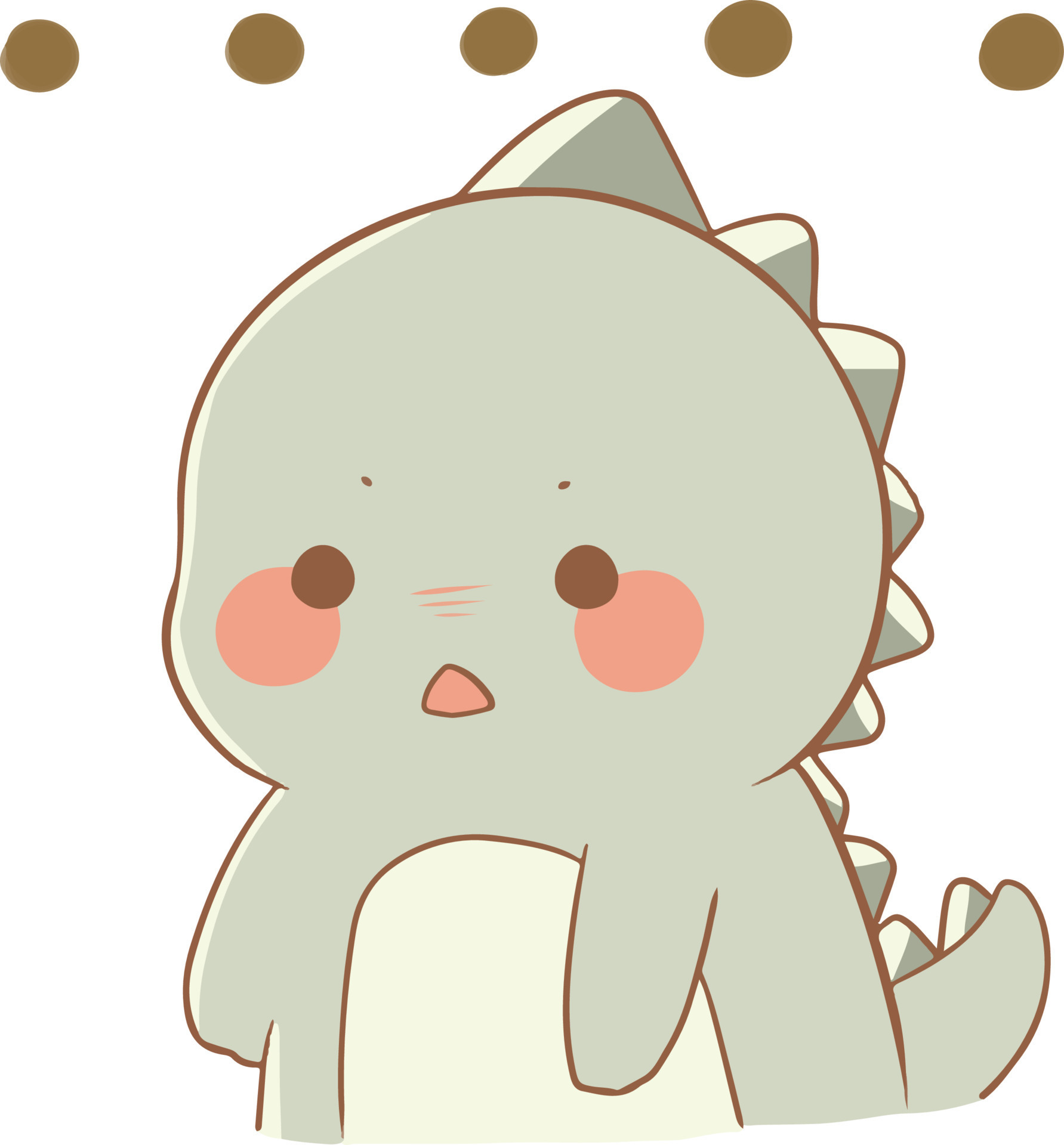 COMO DESENHAR UM DINOSSAURO KAWAII 