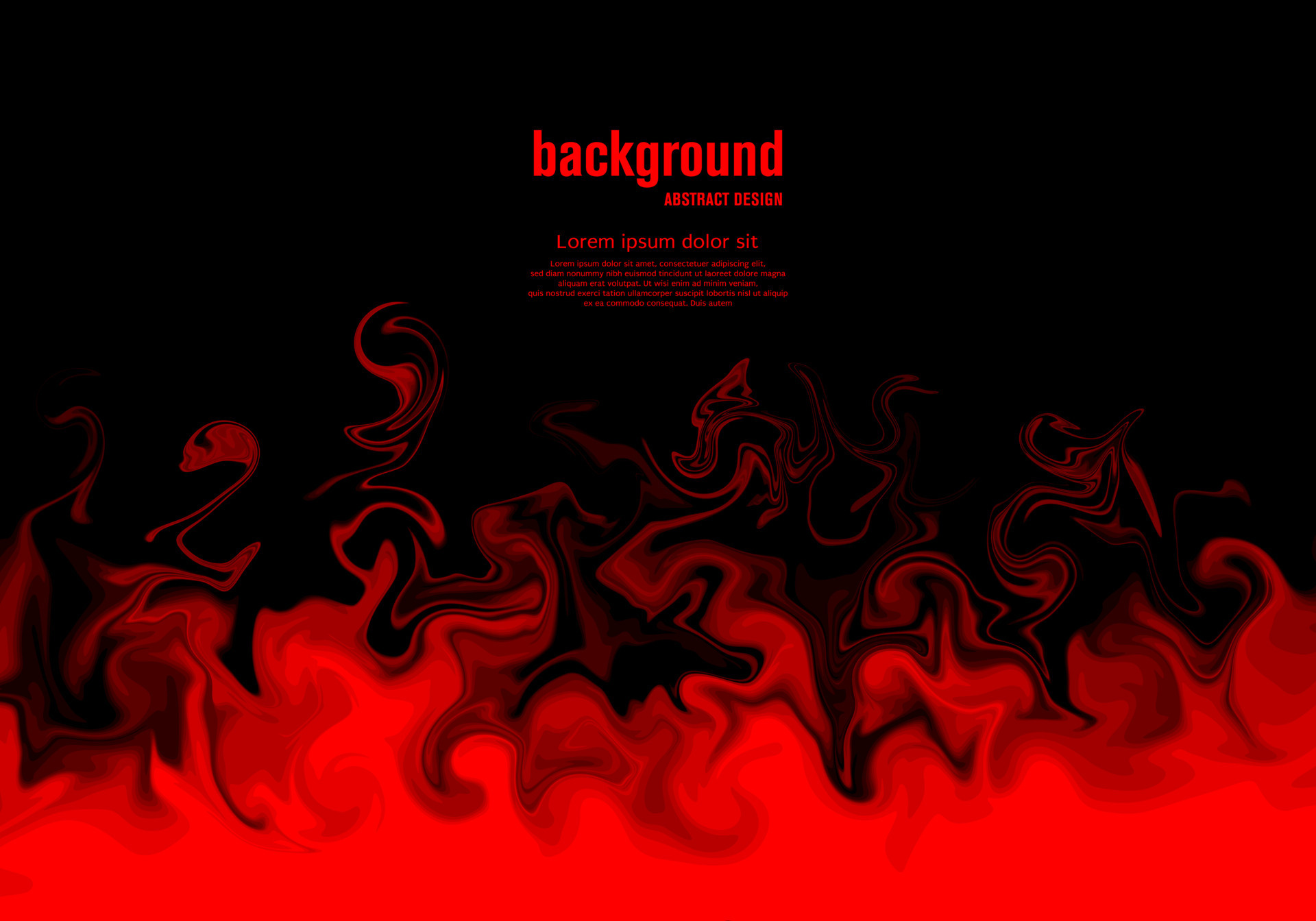 fundo preto com padrão de fogo abstrato vermelho 9311690 Vetor no Vecteezy