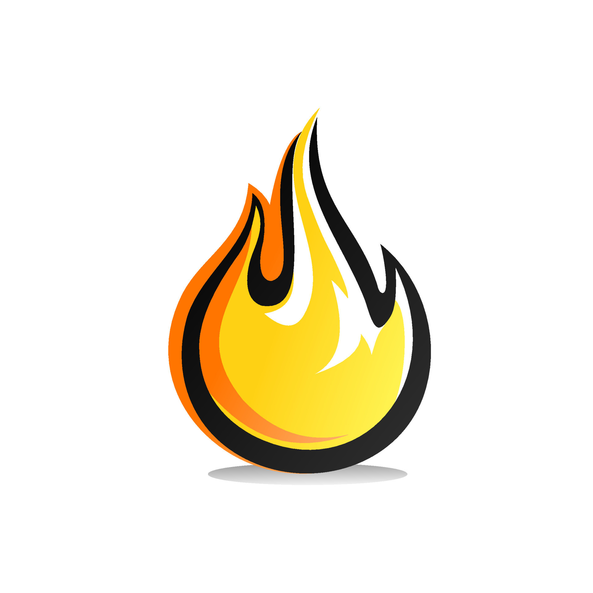 ícone de fogo. chama. logotipo da chama. ilustração de desenho vetorial de  fogo. sinal simples de ícone de fogo. 13060941 Vetor no Vecteezy