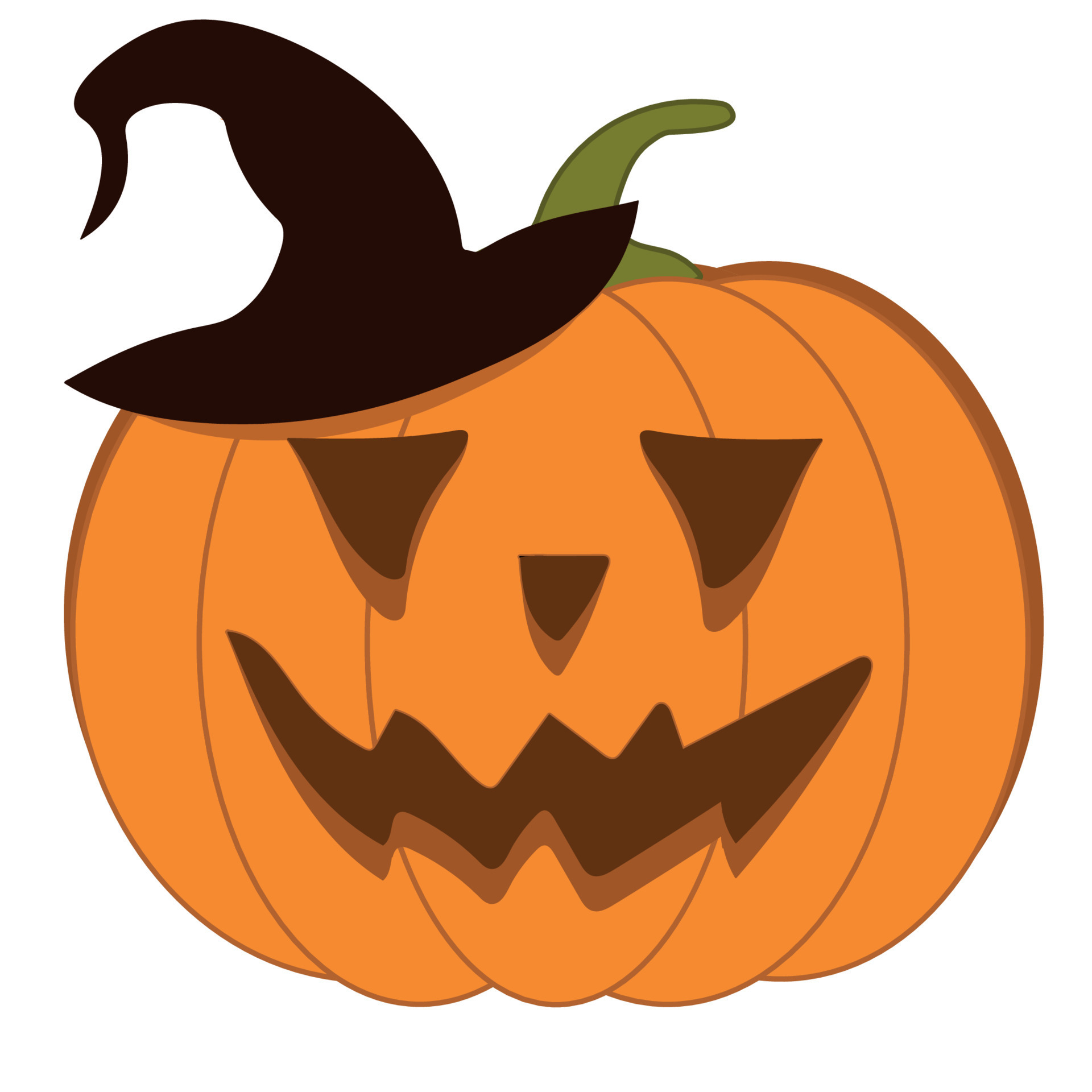 Vetores de Cara De Abóbora De Halloween Assustadora Vector Design