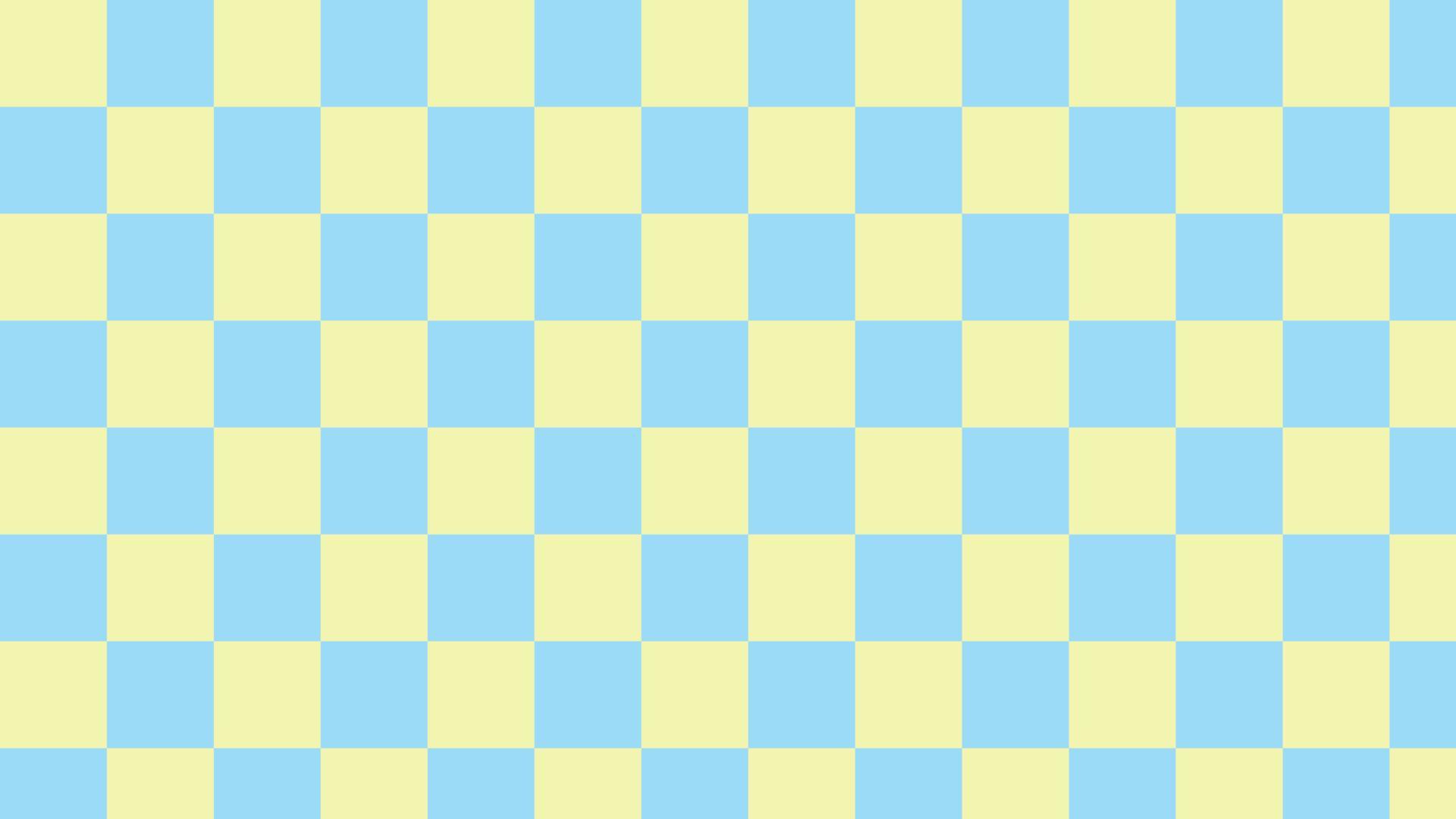 Ilustração de fundo de xadrez de xadrez azul pastel bonito e