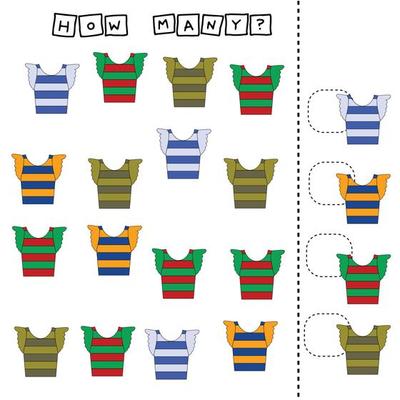 jogo educativo para crianças, crianças. . jogo de aprendizagem de  matemática, jogo de contagem. ilustração vetorial para impressão, página  11059934 Vetor no Vecteezy