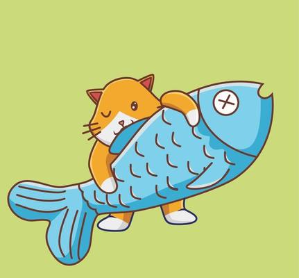 Família de Gatos - Pegou um Peixe Grande Desenho Animado em Português  Brasil 