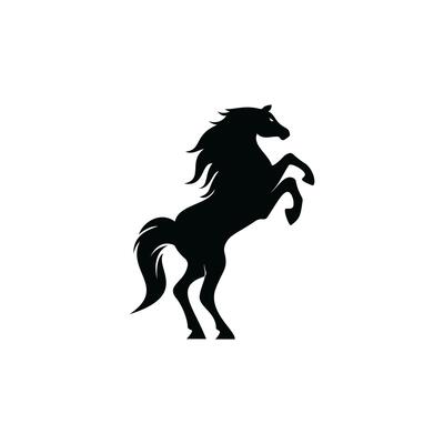 Cavalo Pulando Criador De Logotipo