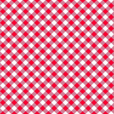 Autocolante Pixerstick Padrão sem costura de guingão vermelho. Textura de  lombos / quadrados para - xadrez, toalhas de