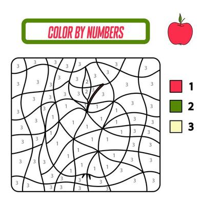 colorir por números com frango. um jogo de quebra-cabeça para educação  infantil e atividades ao ar livre. 14536117 Vetor no Vecteezy