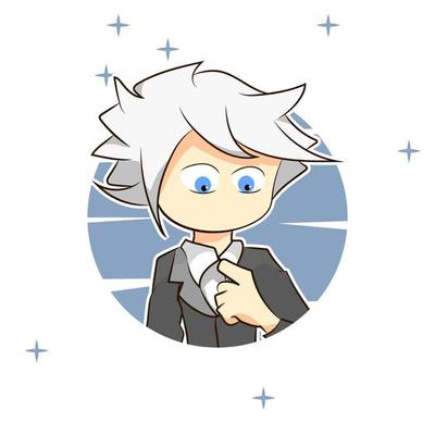 ilustração fofa chibi anime menino de desenho animado em pé rosto feliz  adesivo web ícone mascote logotipo emote 15737544 Vetor no Vecteezy