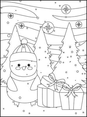 desenhos para colorir de natal para crianças 13982745 Vetor no Vecteezy