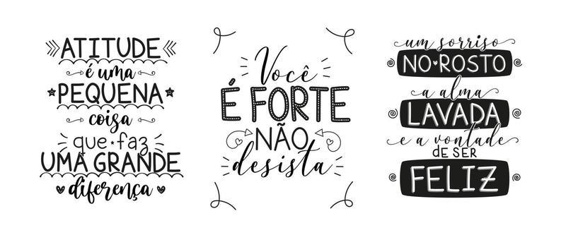 Frase de letras motivacionais na tradução para o português