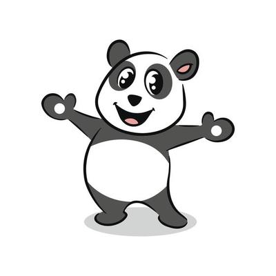 fofa kawaii panda desenho animado ilustração 23813752 Vetor no Vecteezy