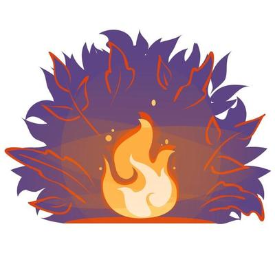 ícone de chama de fogo em estilo diferente. ilustração em vetor silhueta de  linha de fogueira em fundo branco 6110745 Vetor no Vecteezy