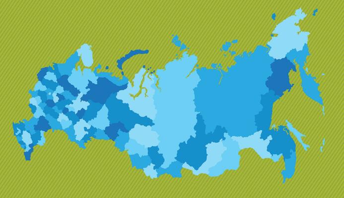 Mapa da Rússia em bandeira russa. Mapa vetorial da Federação Russa.  Ilustração vetorial imagem vetorial de yurchello_108© 292815288