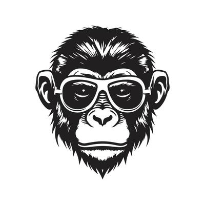 macaco de cabeça de desenho animado legal colorido com design de logotipo  de chapéu vetor símbolo gráfico ilustração ideia criativa 8521563 Vetor no  Vecteezy