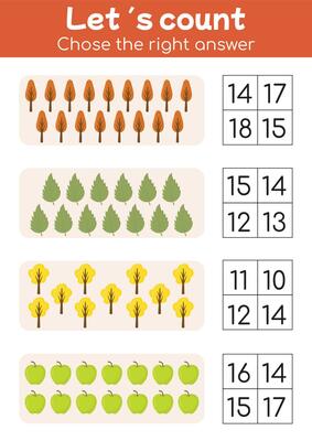 planilha para crianças da escola. jogo de matemática com frutas para  crianças, nível fácil, jogo de educação. planilha para crianças da escola.  jogos úteis para pré-escola e jardim de infância para o