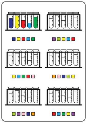 páginas para colorir instrutivas, jogos educativos para crianças, planilhas  de atividades pré-escolares. ilustração vetorial simples dos desenhos  animados de objetos coloridos para aprender as cores. colorir brinquedos de  bebê móveis pendurados. 6187410