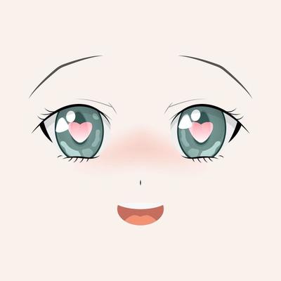 Olhos, sobrancelhas e expressões da boca dos personagens de anime dos  desenhos animados. personagens femininas de mangá enfrenta conjunto de  ilustração vetorial. personagens de expressões de anime manga girl, emoção  rosto de