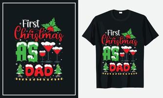 vetor de design de camiseta de natal