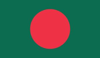 ilustração em vetor de bandeira de bangladesh.