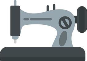 ícone plano de máquina de costura vetor