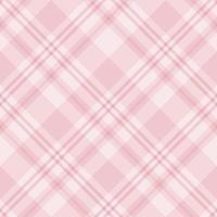 padrão sem costura em fascinantes cores rosa pastel para xadrez, tecido, têxtil, roupas, toalha de mesa e outras coisas. imagem vetorial. 2 vetor