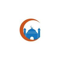 vetor de ícone de mesquita