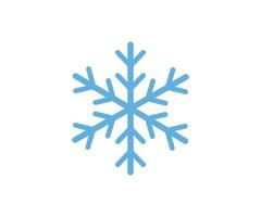 ícone de símbolo de logotipo de flocos de neve vetor