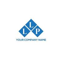 llp carta logotipo design em fundo branco. llp conceito de logotipo de letra de iniciais criativas. desenho de letra lp. vetor