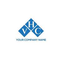 design de logotipo de carta vhc em fundo branco. conceito de logotipo de letra de iniciais criativas vhc. design de letra vhc. vetor