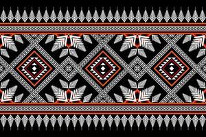 arte abstrata padrão étnico. padrão geométrico sem costura em bordados tribais, folclóricos e estilo mexicano. design para plano de fundo, papel de parede, ilustração vetorial, têxtil, tecido, vestuário, tapete. vetor