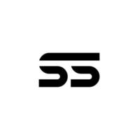 letra ss logotipo inicial modelo ilustração vetorial ícone elemento pro vector
