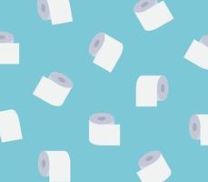 rolo de papel higiênico sem costura padrão e ilustração em vetor plana de conceito de rolo de papel saudável.