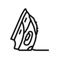 ilustração em vetor ícone de linha de dispositivo de ferro