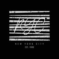 nova york brooklyn t-shirt e design de vestuário vetor