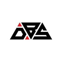 design de logotipo de letra triângulo dbs com forma de triângulo. monograma de design de logotipo de triângulo dbs. modelo de logotipo de vetor dbs triângulo com cor vermelha. logotipo triangular dbs logotipo simples, elegante e luxuoso. dbs
