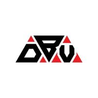 design de logotipo de letra de triângulo dbv com forma de triângulo. monograma de design de logotipo de triângulo dbv. modelo de logotipo de vetor dbv triângulo com cor vermelha. logotipo triangular dbv logotipo simples, elegante e luxuoso. dbv