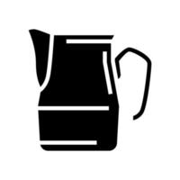 ilustração vetorial de ícone de glifo de utensílio de jarro vetor