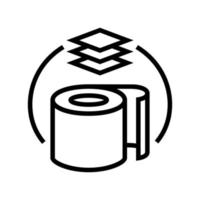 ilustração vetorial de ícone de linha de produção de borracha vetor