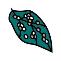 ovos bicho-da-seda ilustração vetorial de ícone de cor vetor