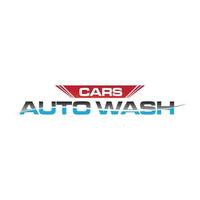 logotipo de lavagem automática de carros para empresa de lavagem de carros vetor