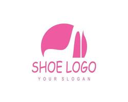 vetor de modelo de logotipo de loja de sapatos