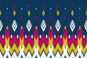 arte abstrata padrão étnico ikat. sem costura padrão em bordados tribais, folclóricos e estilo mexicano. listrado geométrico. design para plano de fundo, papel de parede, ilustração vetorial, tecido, roupas, tapete.