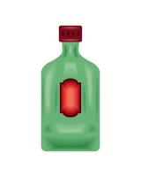 ícone de garrafa de tequila vetor