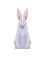 ícone de coelho de desenho animado vetor