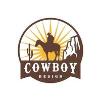 vetor plano de modelo de design de logotipo de fazenda de gado