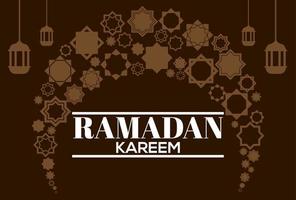 ramadan kareem fundo islâmico mês sagrado para muçulmanos vetor