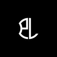 pl letter logo design criativo com gráfico vetorial, design de logotipo simples e moderno abc. vetor