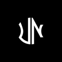 un letter logo design criativo com gráfico vetorial, design de logotipo simples e moderno abc. vetor