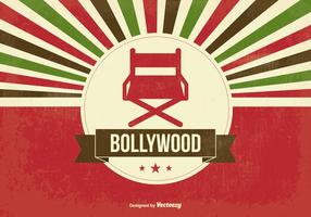 Ilustração retro de Bollywood vetor